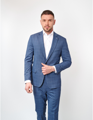 Sacou bărbați W. Wegener Nelson-S 5364 Albastru