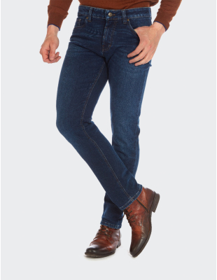 Pantaloni bărbați Wegener Jeans Cordoba 6897 albastru