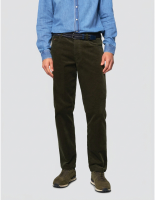 Pantaloni bărbați M|5 by Meyer Six 6599 verde