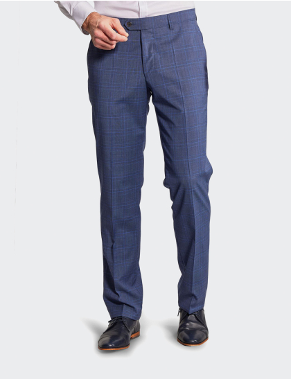 Pantaloni bărbați W. Wegener Eton 5207 albastru