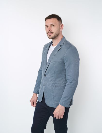 Sacou bărbați W. Wegener Jacket Kenny 5403 albastru