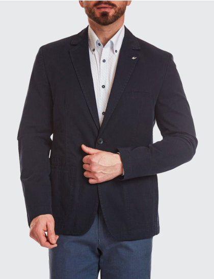 Sacou bărbați W. Wegener Kenny-2s 5554 bleumarin