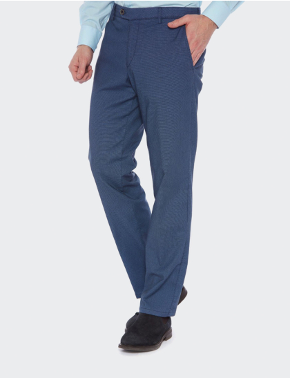 Pantaloni bărbați W. Wegener Eton 5646 albastru