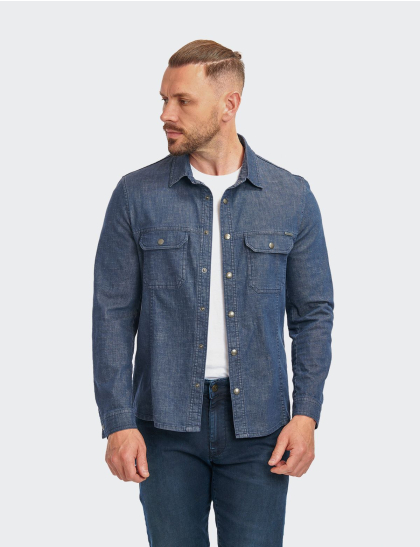 W. Wegener BlueJack 5665 overshirt albastru