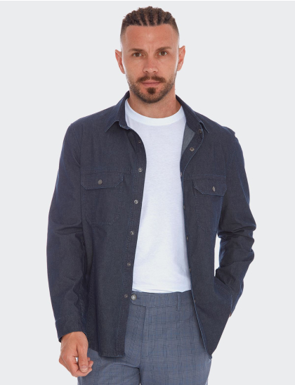 W. Wegener BlueJack 5986 overshirt albastru