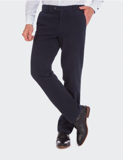 Pantaloni bărbați W. Wegener Eton 6530 albastru