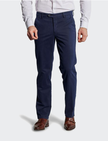 Pantaloni bărbați W. Wegener Eton 6589 albastru