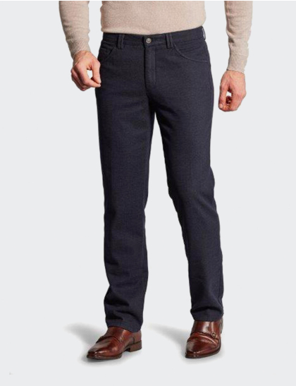 Pantaloni bărbați Meyer Dublin 6630 albastru
