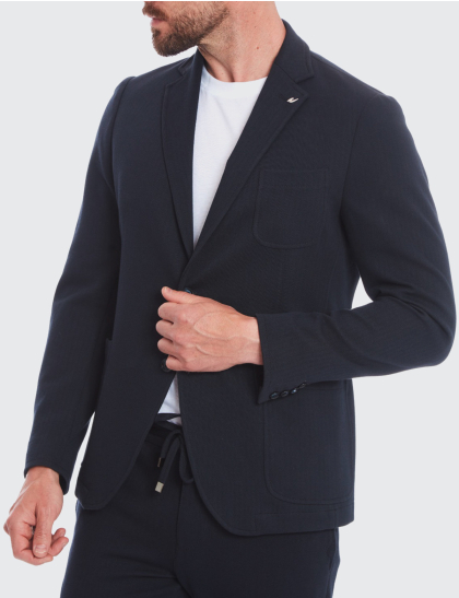 Sacou bărbați Wegener Jacket Jack-Jersey 6700 albastru