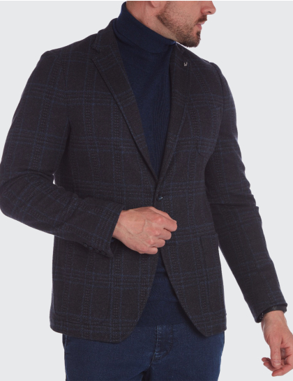 Sacou bărbaț W. Wegener Jack-Jersey 6754 albastru