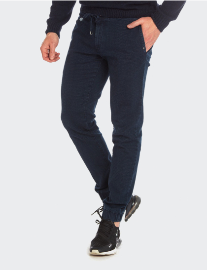 Pantaloni bărbați W. Wegener Runner 6876 albastru