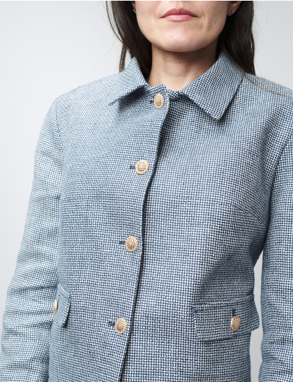 Sacou de damă W. Wegener Charlotte 7796 albastru