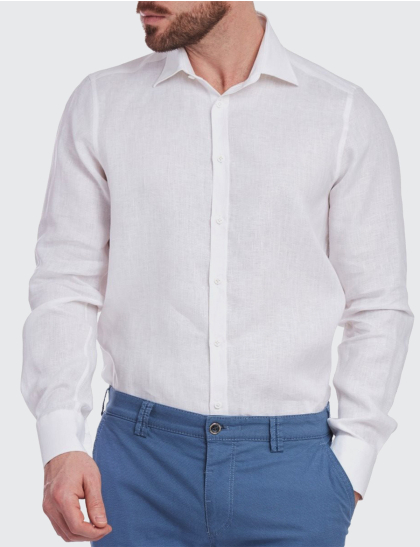 Cămașă bărbați W. Wegener 5952 modern fit albă