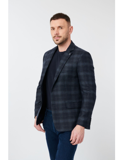 Sacou bărbați W. Wegener Nelson-2s h001 bleumarin 