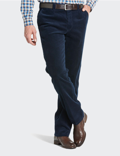 Pantaloni bărbați Meyer Monza 6470 bleumarin