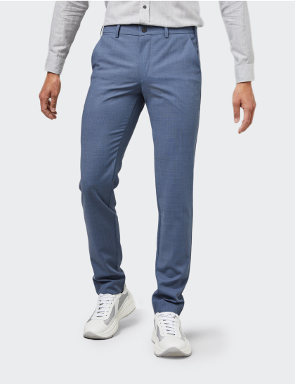 Pantaloni bărbați M|5 by Meyer Chino 6166/16 albastru