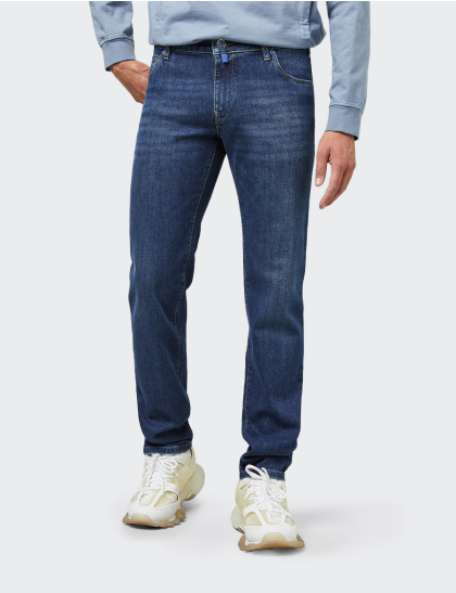 Pantaloni bărbați M|5 by Meyer Regular 6209/18 albastru