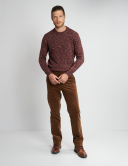 Pantaloni Bărbați W. Wegener Eton 6657 maro