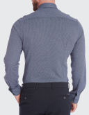 Cămașă bărbați W. Wegener shirt slim fit 6965 albastru