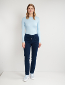Pantaloni femei W. Wegener Anna 8659 Albastru