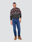 Pantaloni bărbați M|5 by Meyer Six 6372 albastru