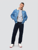 Pantaloni bărbați M|5 by Meyer Six 6599 bleumarin