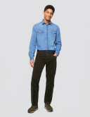 Pantaloni bărbați M|5 by Meyer Six 6599 verde