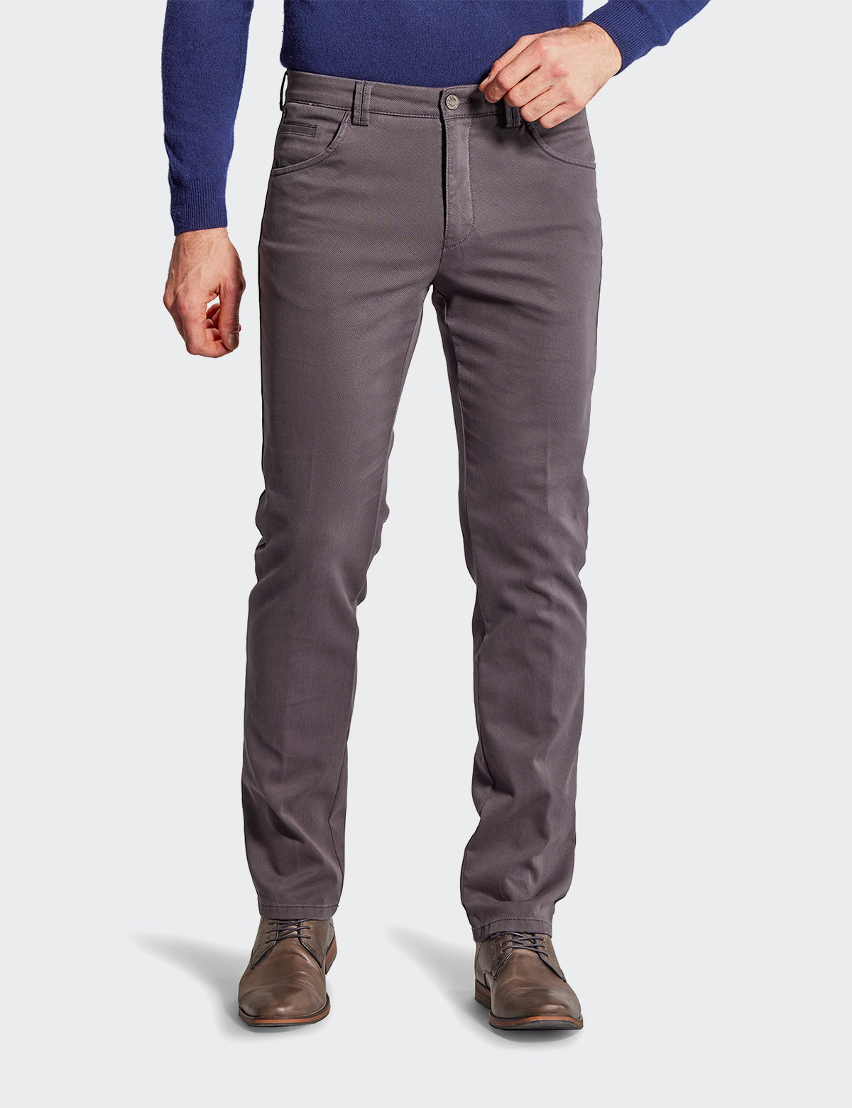 Pantaloni b rba i Meyer Dublin 6437 Gri