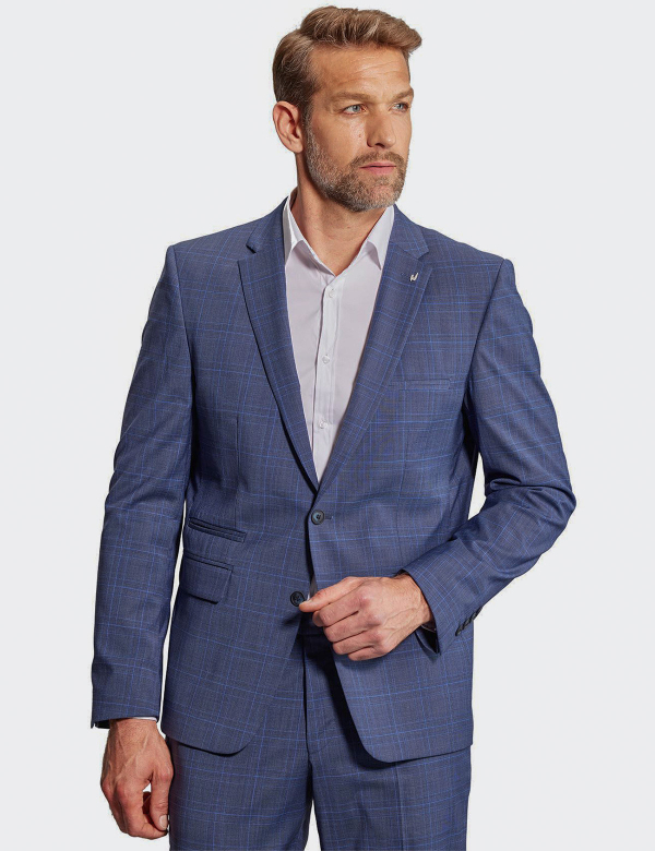 Sacou bărbați W. Wegener Jacket Nelson-s 5207 albastru