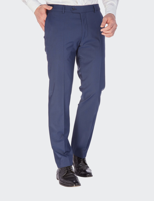 Pantaloni Wegener Eton-slim 5220 bleumarin