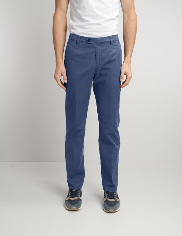 Pantaloni bărbați Meyer Monza 5426 Albastru deschis