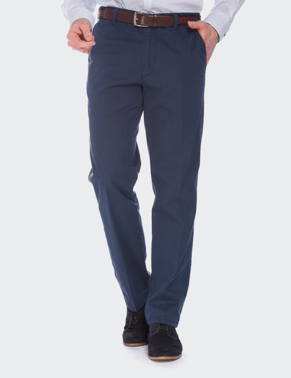 Pantaloni bărbați Meyer Monza 5426 albastru
