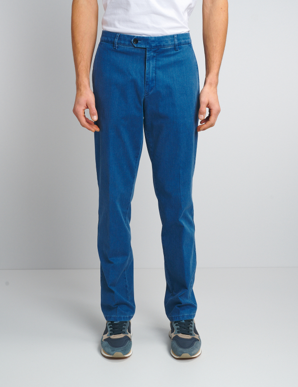 Pantaloni bărbați Meyer Bonn 5456 Albastru