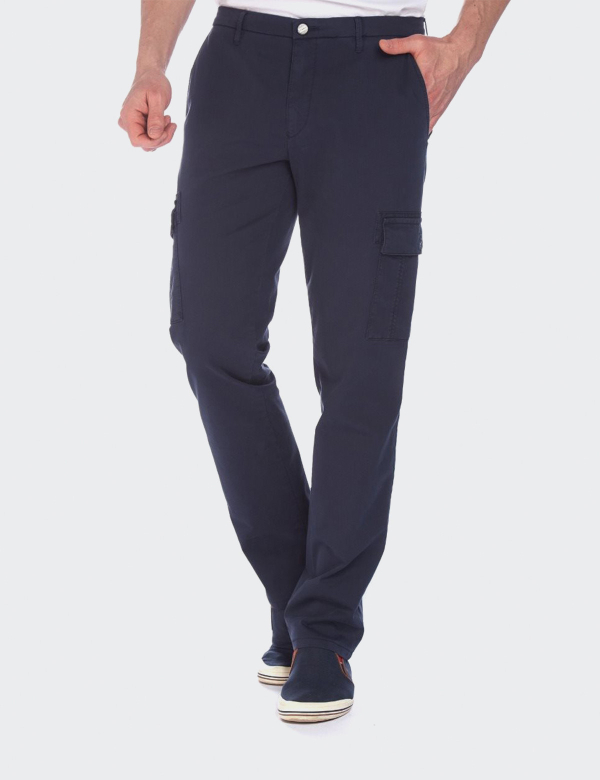 Pantaloni bărbați W. Wegener Cargo 5501 albastru