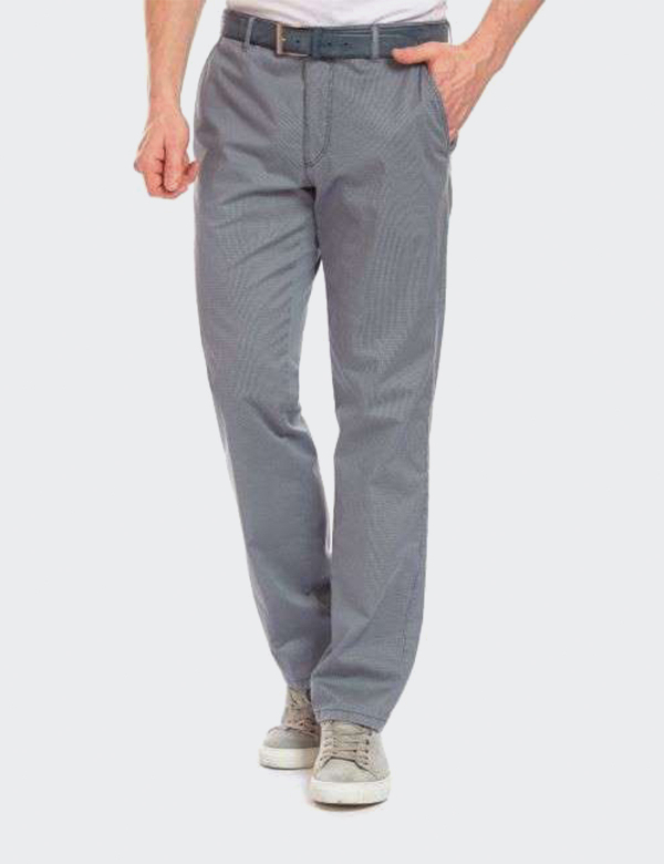 Pantaloni bărbați W. Wegener Eton 5514 albastru antarcit