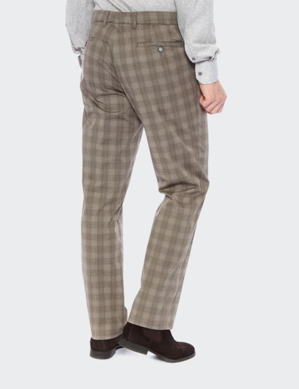Pantaloni bărbați W. Wegener Eton 5516 maro
