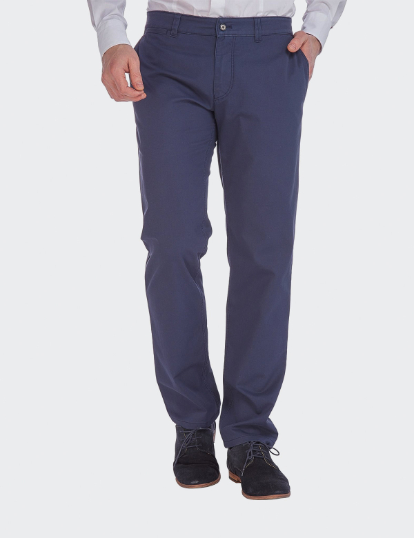 Pantaloni Wegener Chino easy 5521 bleumarin