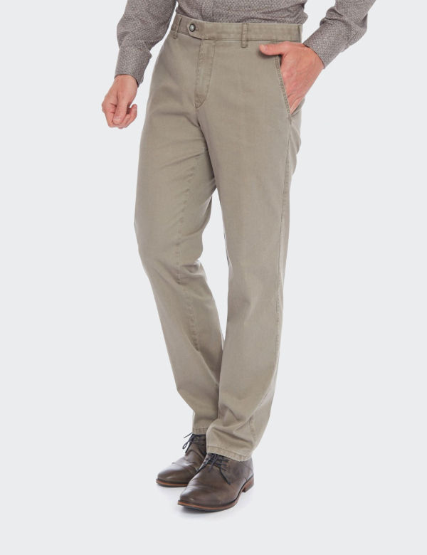 Pantaloni bărbați W. Wegener Eton 5525 maro