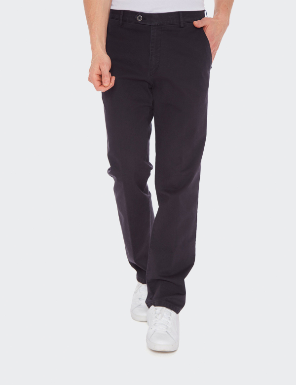 Pantaloni bărbați W. Wegener Eton 5526 albastru închis
