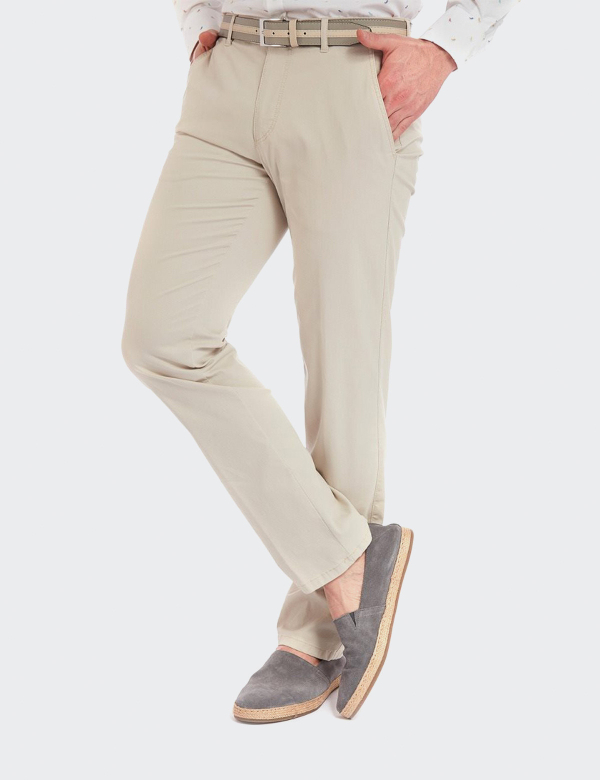 Pantaloni bărbați W. Wegener Eton 5548 bej