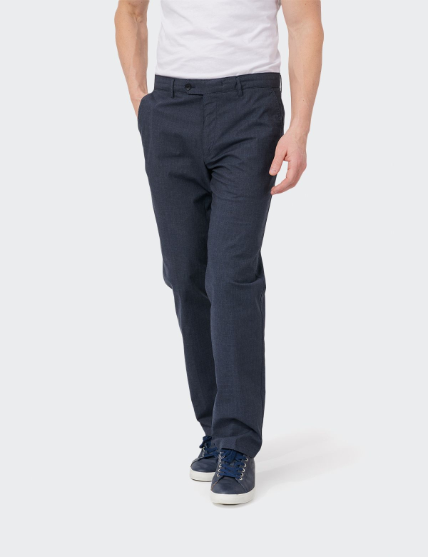 Pantaloni bărbați W. Wegener Eton 5617 albastru