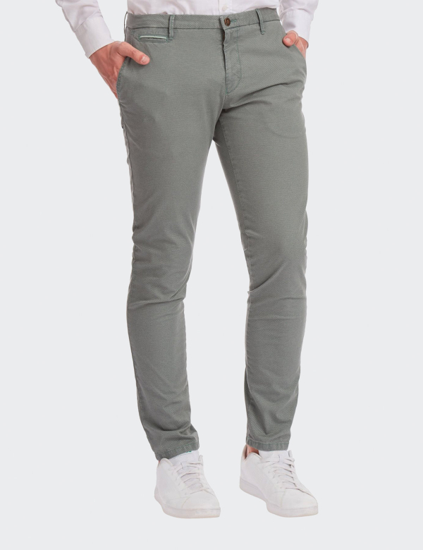 Pantaloni bărbați W. Wegener Vegas 5649 verde oliv