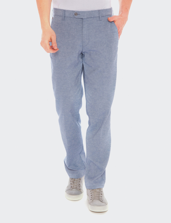 Pantaloni bărbați Meyer Bonn 5679 albastru