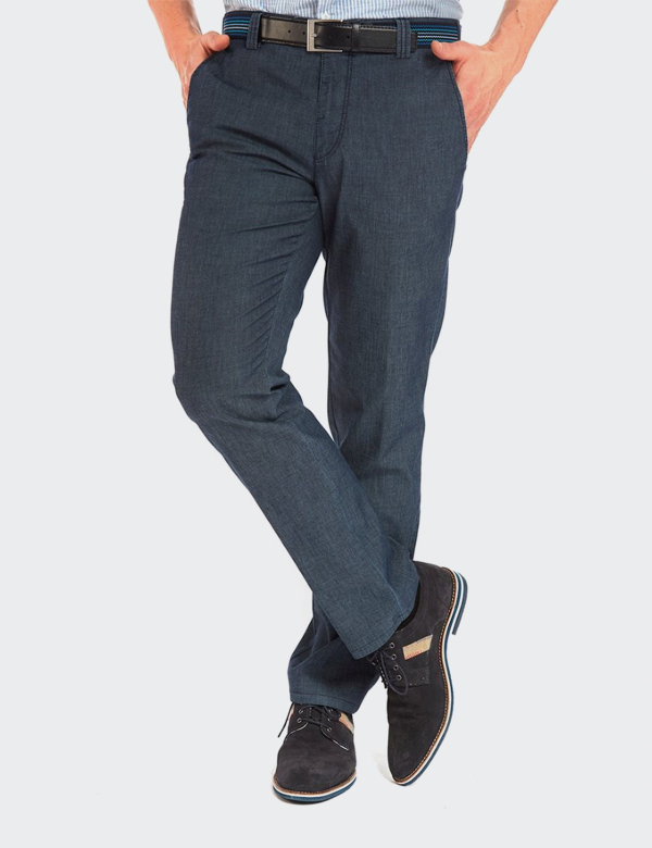 Pantaloni bărbați Meyer Bonn 5680 albastru