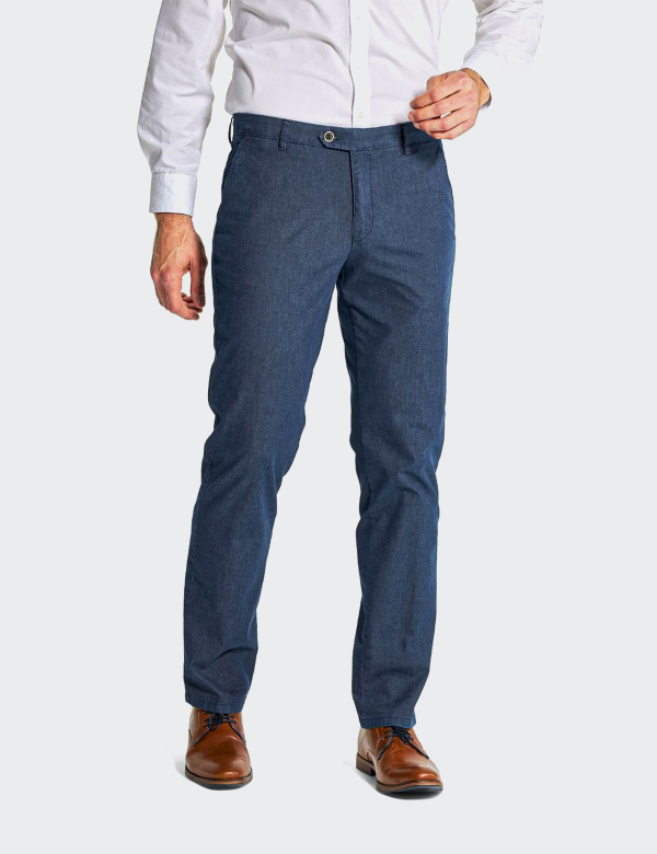 Pantaloni bărbați W. Wegener Eton 5686 albastru