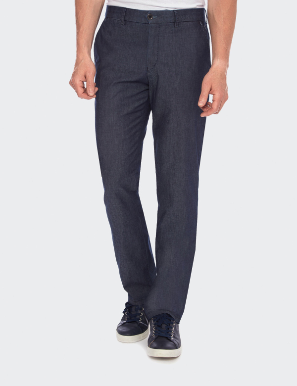 Pantaloni bărbați W. Wegener Conti 5687 bleumarin