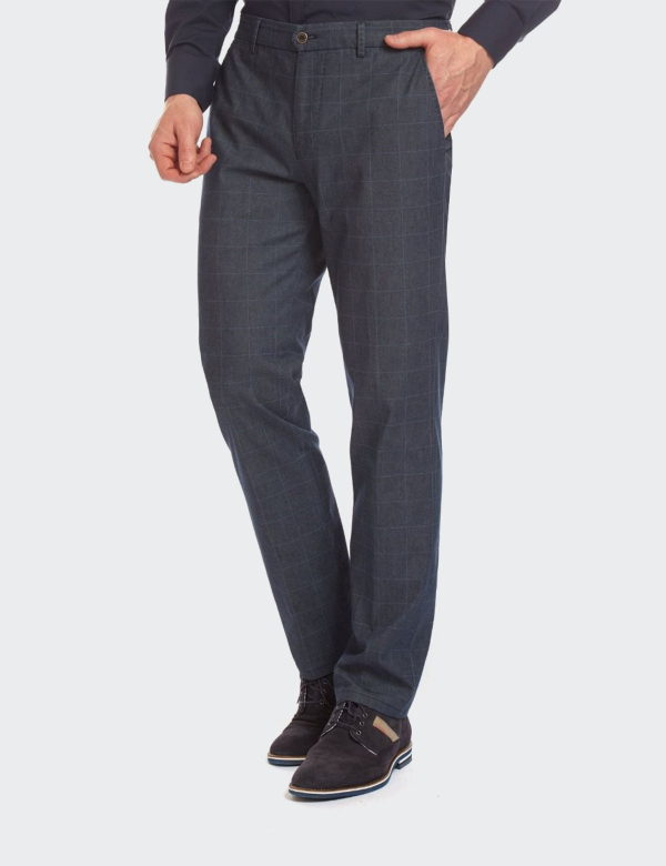 Pantaloni bărbați W. Wegener Conti 5688 albastru