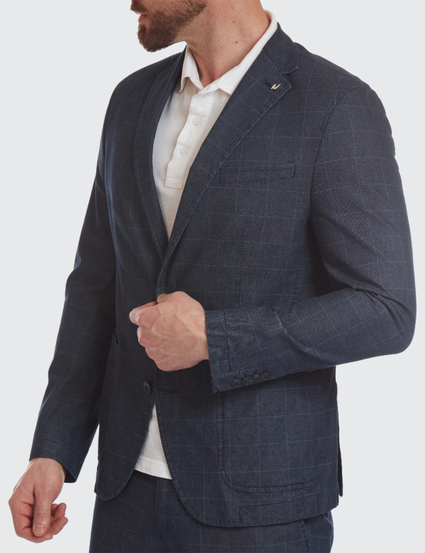Sacou bărbați W. Wegener Jack-Easy 5688 albastru