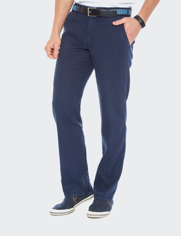 Pantaloni bărbați Meyer Chicago 5692 albastru