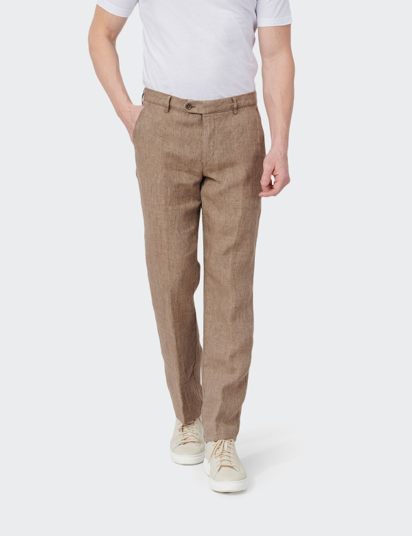 Pantaloni bărbați W. Wegener Eton 5693 maro